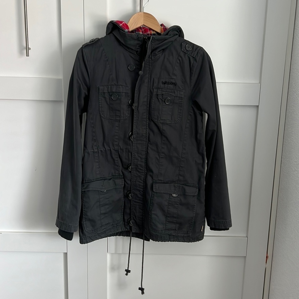 Billabong lined jacket. Size M
